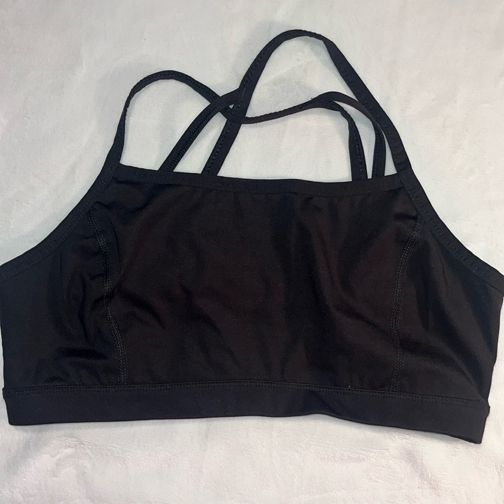 Athletic Sport Bra SZ LG Black like new